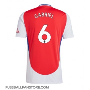 Arsenal Gabriel Magalhaes #6 Replik Heimtrikot 2024-25 Kurzarm